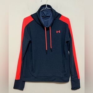Under Armour Featherweight Fleece Sweatshirt Funnel Neck Pullover Women’s Small